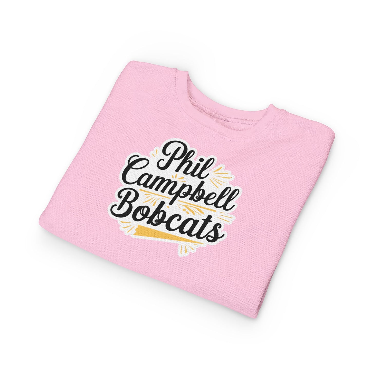Toddler Crewneck Sweatshirt \ Phil Campbell Bobcats \ PCBG2