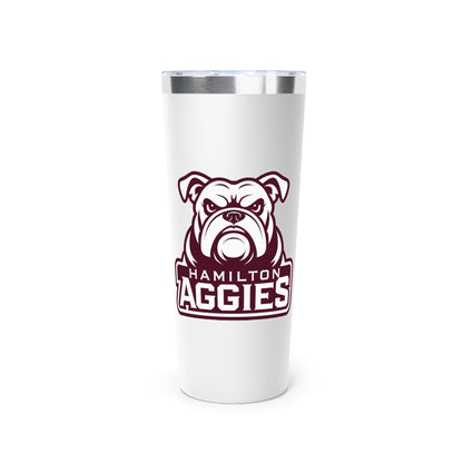 22oz Copper Insulated Tumbler \ Hamilton Aggies \ HA4