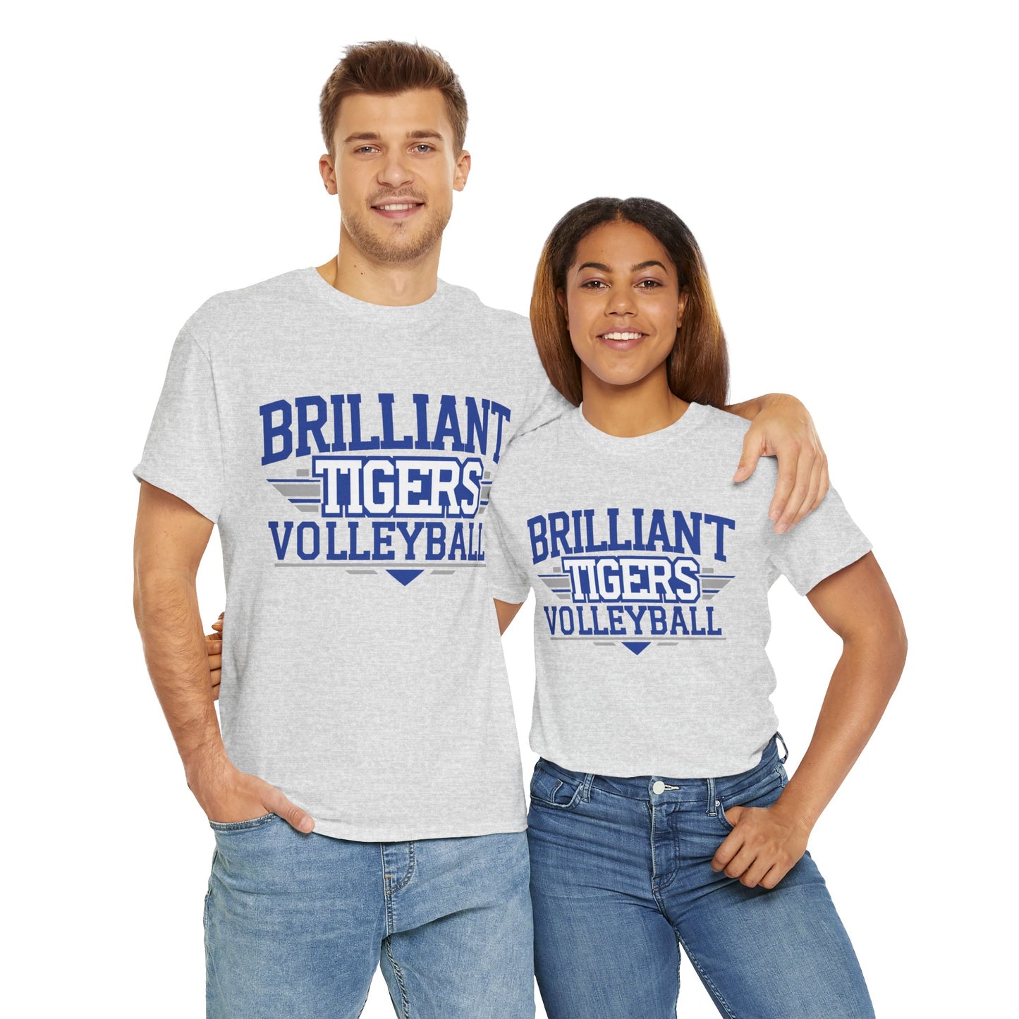 Adult Tee \ Brilliant Tigers Volleyball \ BTV2