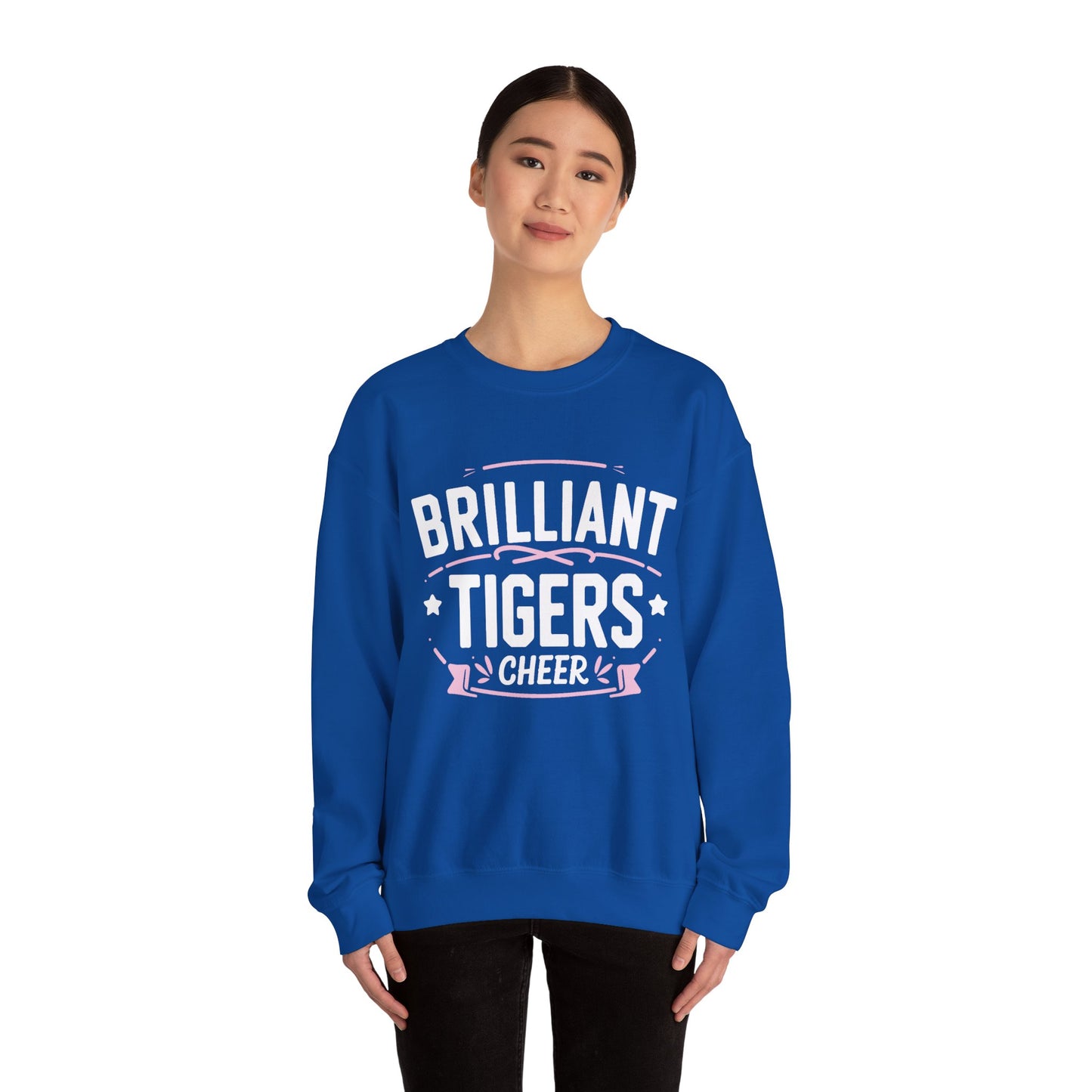 Adult Crewneck Sweatshirt \ Brilliant Tigers Cheer \ BTC2