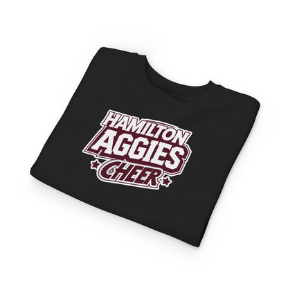 Toddler Crewneck Sweatshirt \ Hamilton Aggies Cheer \ HAC1