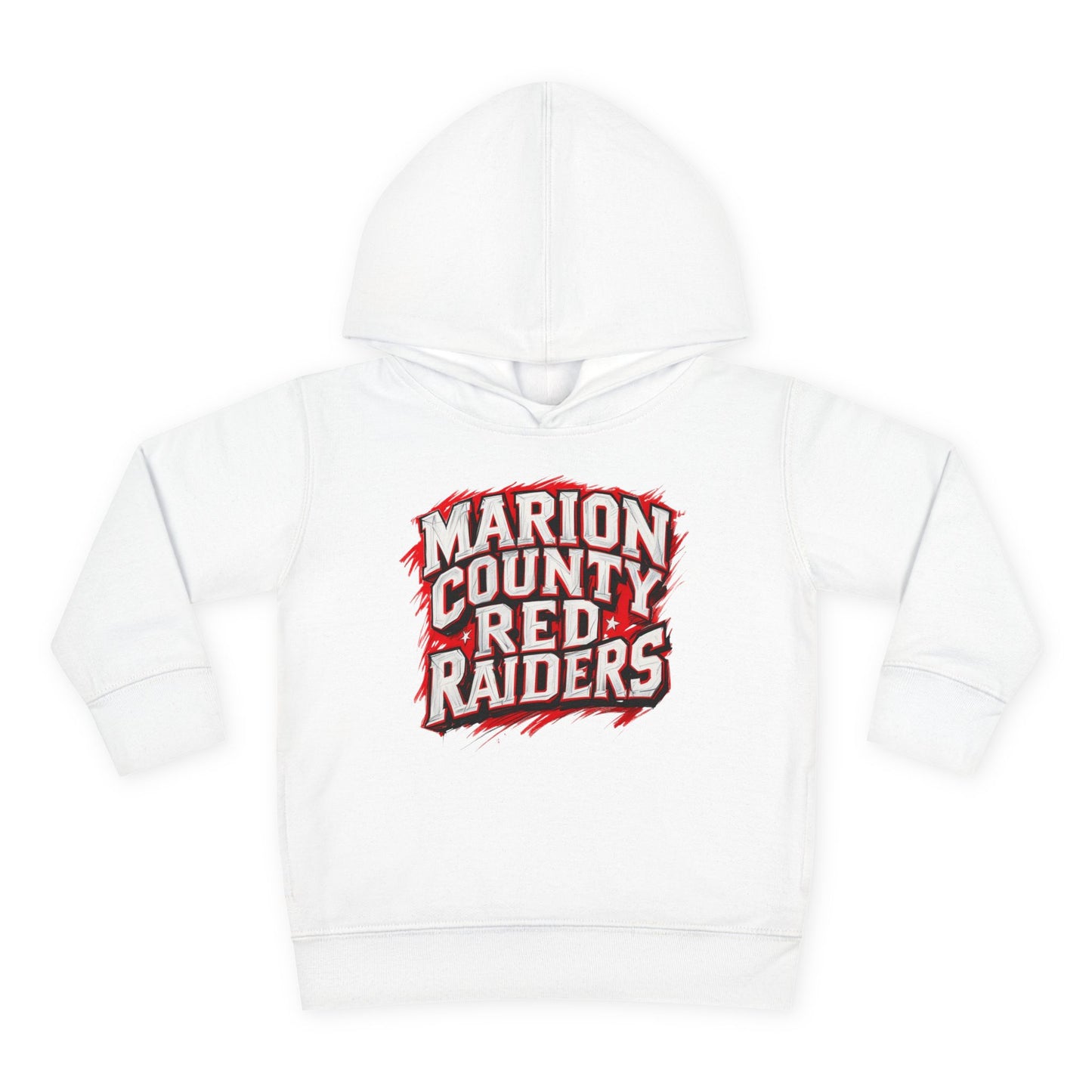 Toddler Hoodie Sweatshirt \ Marion County Red Raiders \ MC1