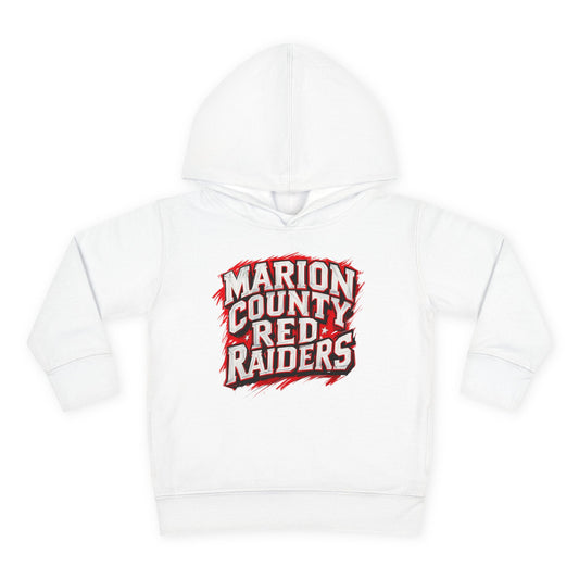 Toddler Hoodie Sweatshirt \ Marion County Red Raiders \ MC1