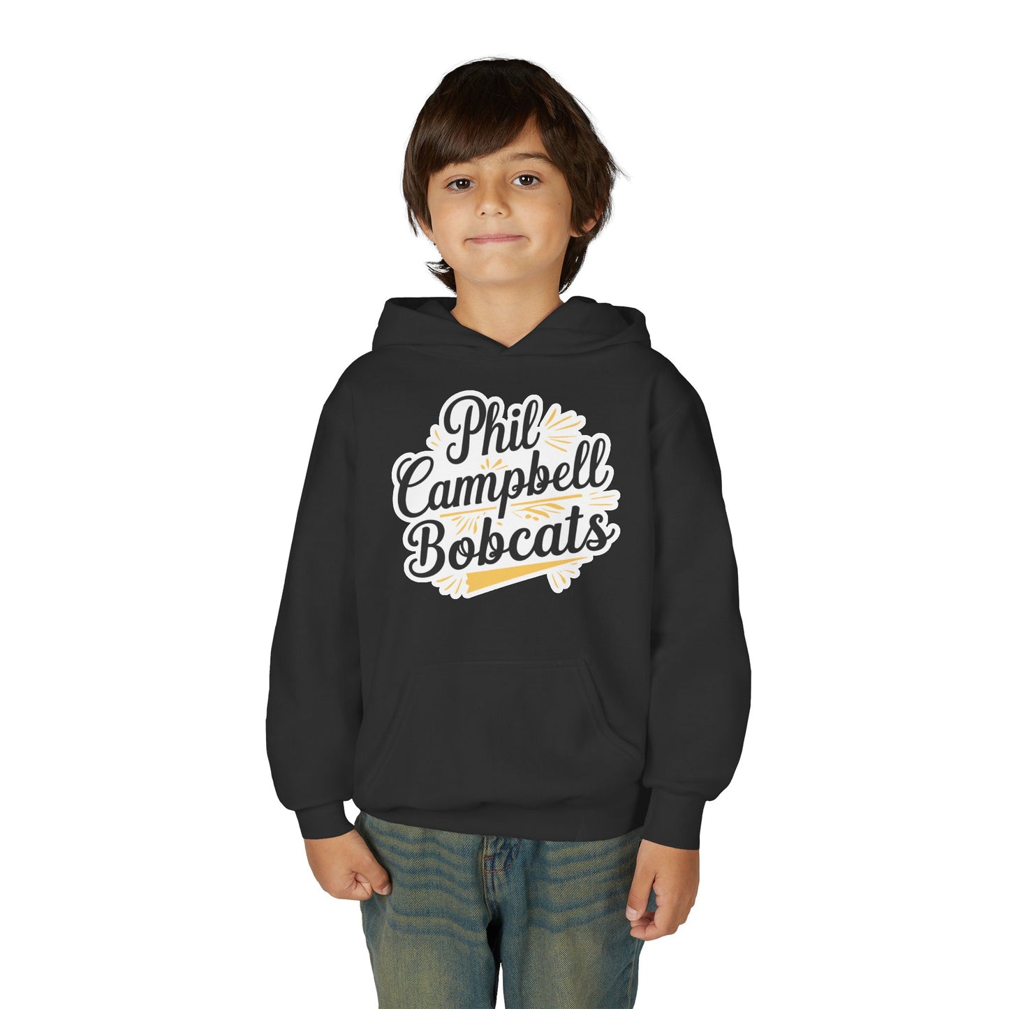 Youth Hoodie Sweatshirt \ Phil Campbell Bobcats \ PCBG2