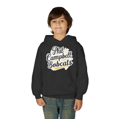 Youth Hoodie Sweatshirt \ Phil Campbell Bobcats \ PCBG2