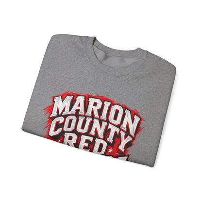 Adult Crewneck Sweatshirt \ Marion County Red Raiders \ MC1