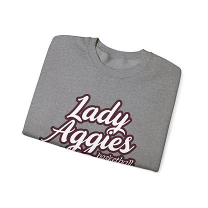 Adult Crewneck Sweatshirt \ Hamilton Aggies Basketball \ HABKG2