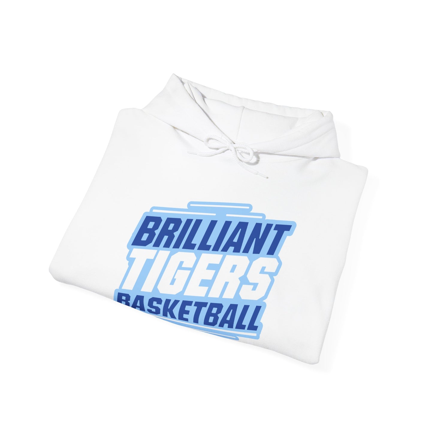 Adult Hoodie Sweatshirt \ Brilliant Tigers Basketball \ BTBK2