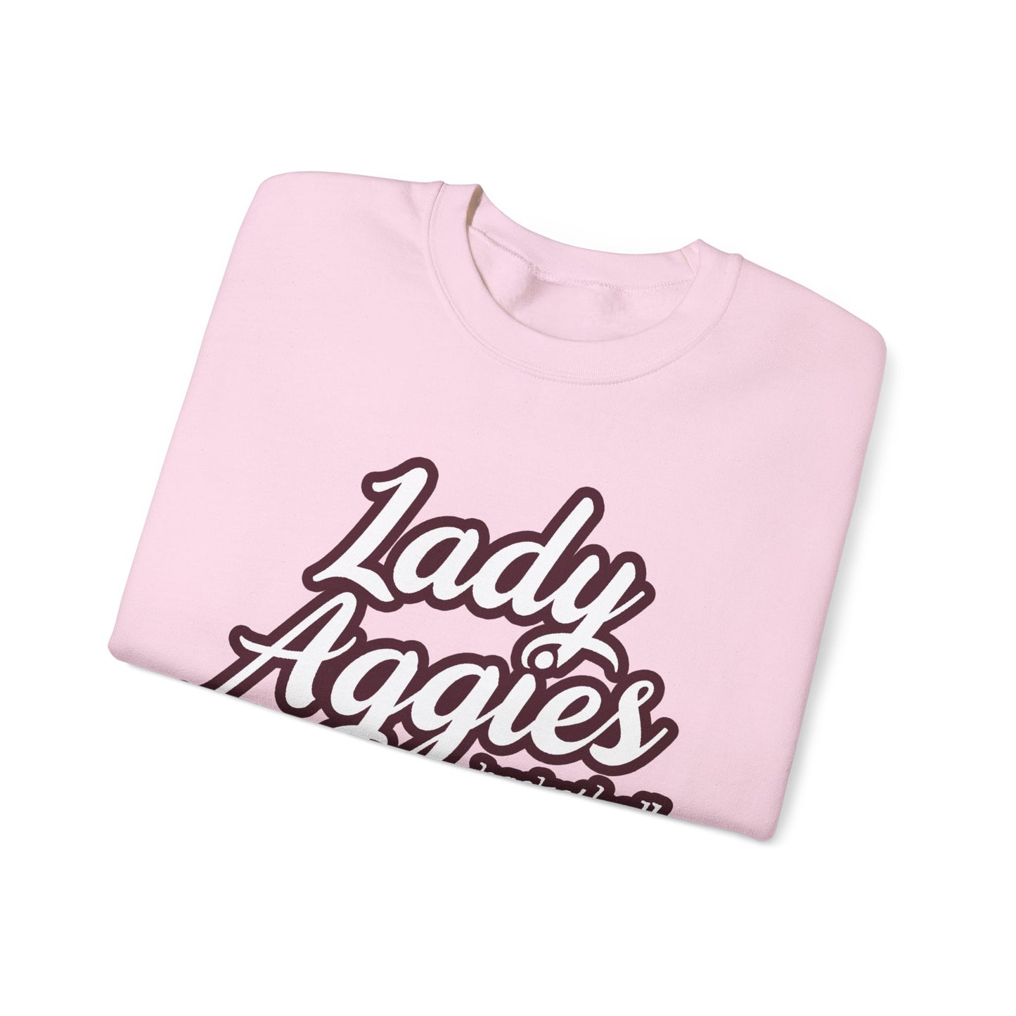 Adult Crewneck Sweatshirt \ Hamilton Aggies Basketball \ HABBG2