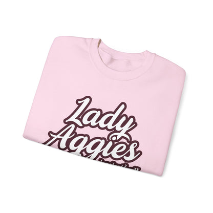 Adult Crewneck Sweatshirt \ Hamilton Aggies Basketball \ HABBG2