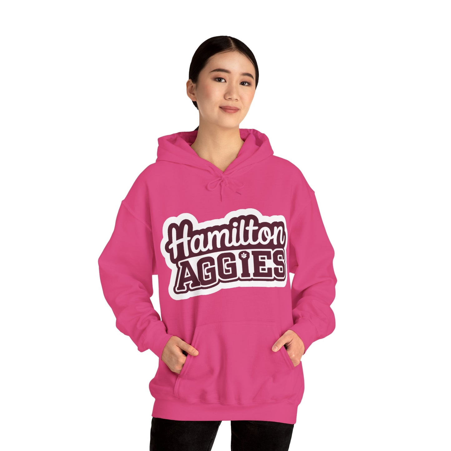 Adult Hoodie Sweatshirt \ Hamilton Aggies \ HAG2