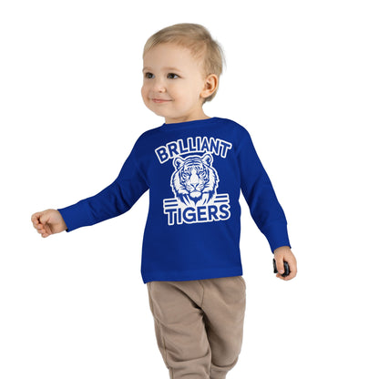 Toddler Long Sleeve Tee \ Brilliant Tigers \ BT1