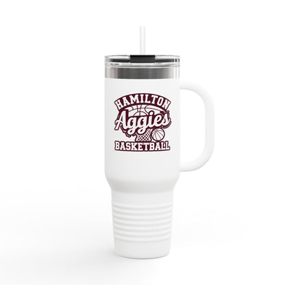 40oz Insulated Tumbler \ Hamilton Aggies Basketball \ HABBG1