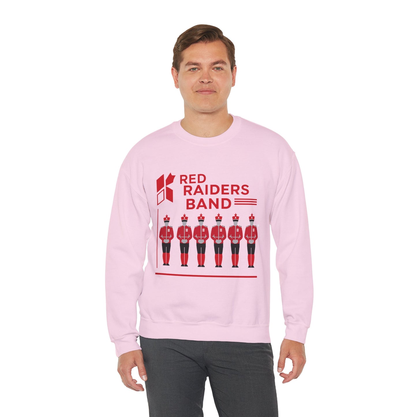 Adult Crewneck Sweatshirt \ Marion County Red Raiders Band \ MCB1