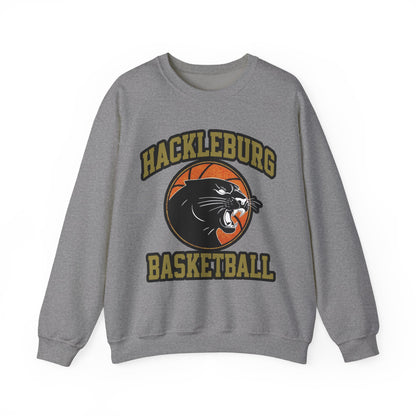 Adult Crewneck Sweatshirt \ Hackleburg Panther Basketball \ HPBK1