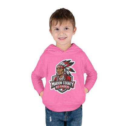 Toddler Hoodie Sweatshirt \ Marion County Red Raiders \ MC2