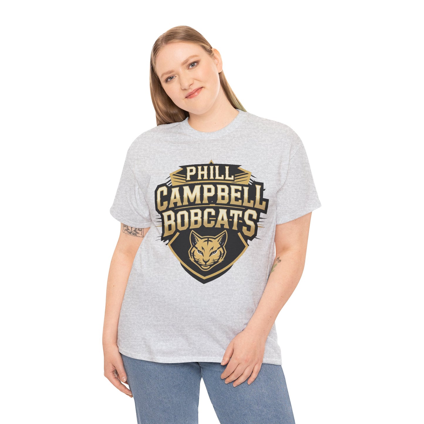Adult Tee \ Phill Campbell Bobcats \ PCB1