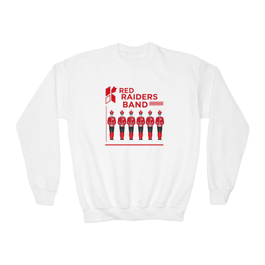 Youth Crewneck Sweatshirt \ Marion County Red Raiders Band \ MCB1