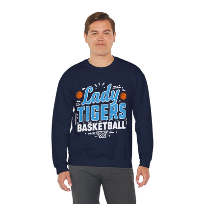 Adult Crewneck Sweatshirt \ Brilliant Tigers Basketball \ BTBKG1
