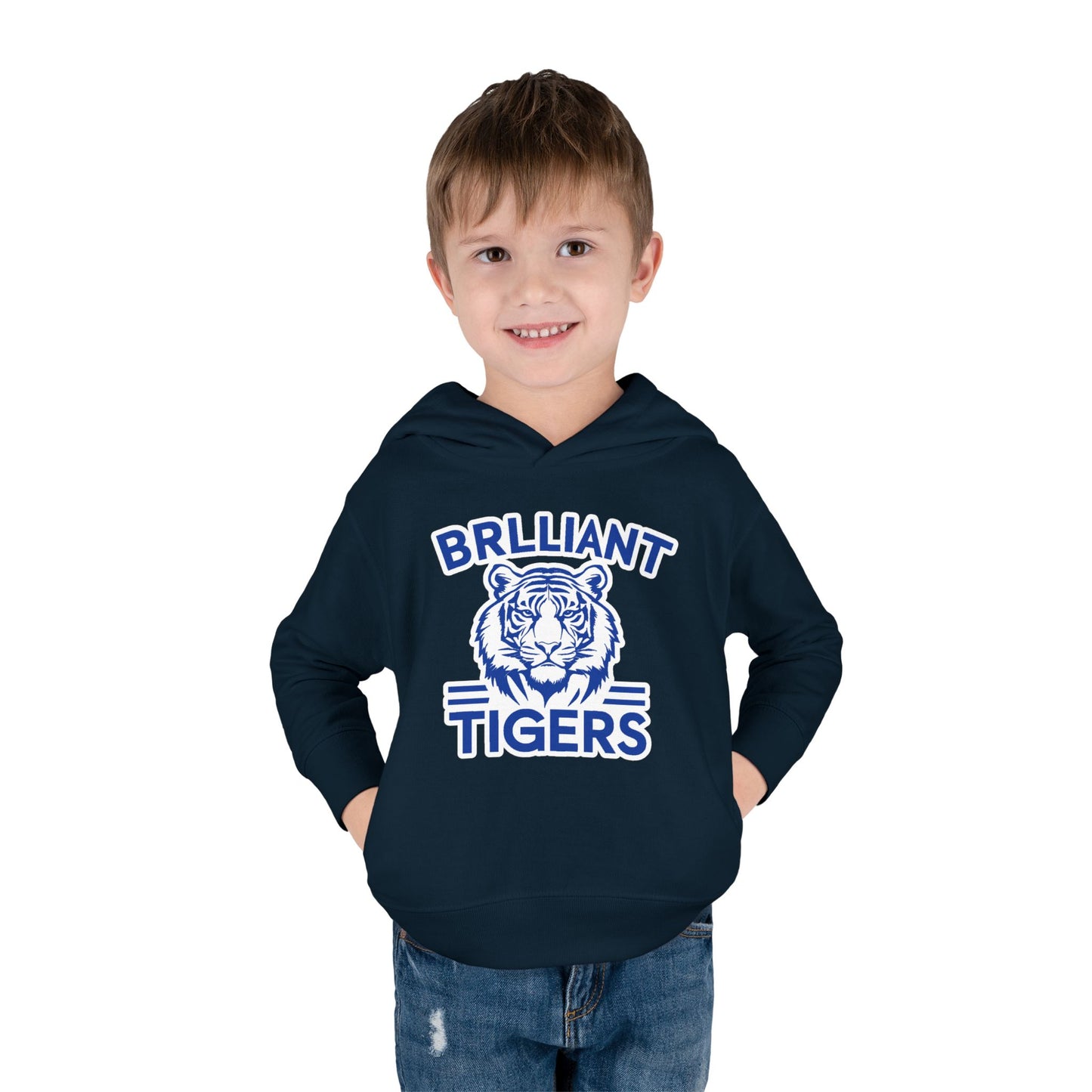 Toddler Hoodie Sweatshirt \ Brilliant Tigers \ BT1