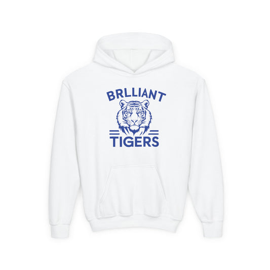 Youth Hooded Sweatshirt \ Brilliant Tigers \ BT1