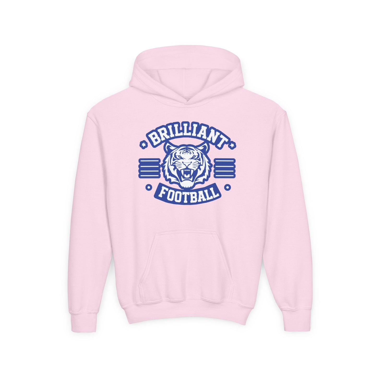 Youth Hoodie Sweatshirt \ Brilliant Tigers Football \ BTF2