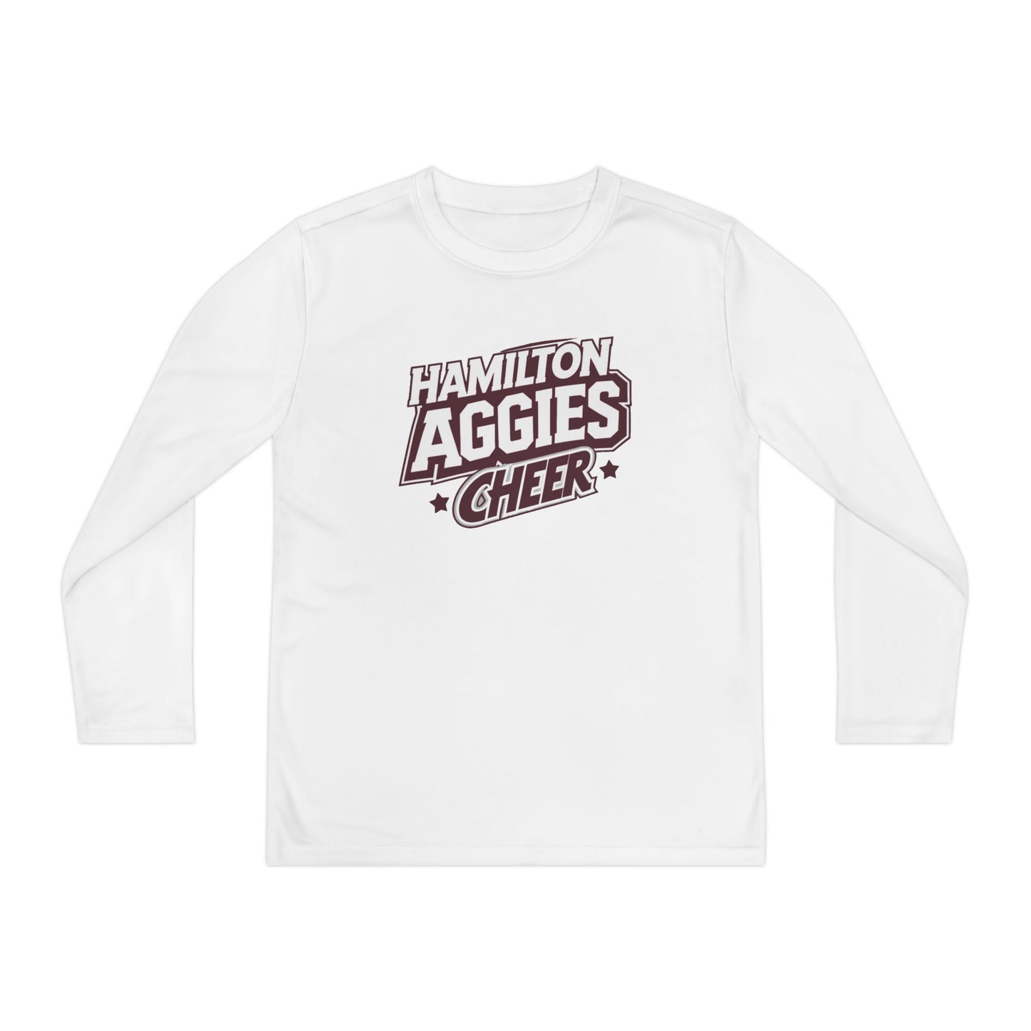 Youth Long Sleeve Tee \ Hamilton Aggies Cheer \ HAC1
