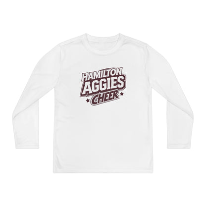 Youth Long Sleeve Tee \ Hamilton Aggies Cheer \ HAC1