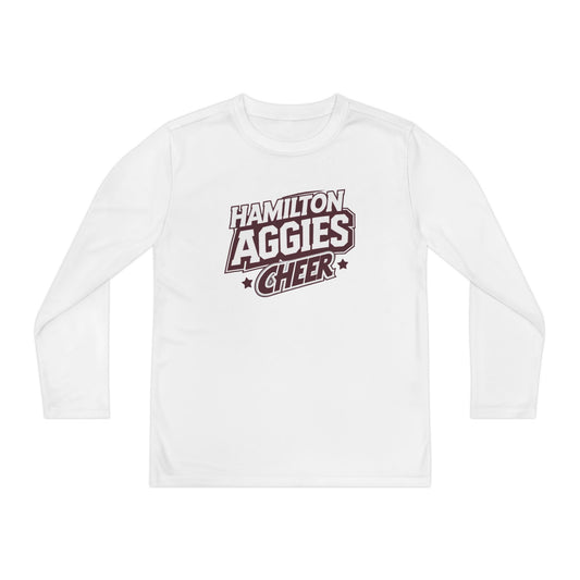 Youth Long Sleeve Tee \ Hamilton Aggies Cheer \ HAC1
