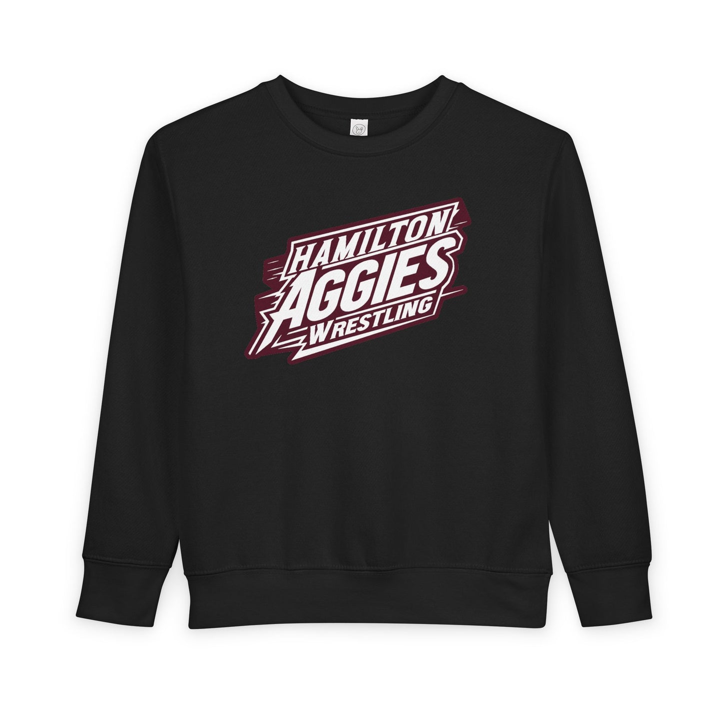 Toddler Crewneck Sweatshirt \ Hamilton Aggies Wrestling \ HAW1