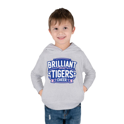 Toddler Hoodie Sweatshirt \ Brilliant Tigers Cheer \ BTC2