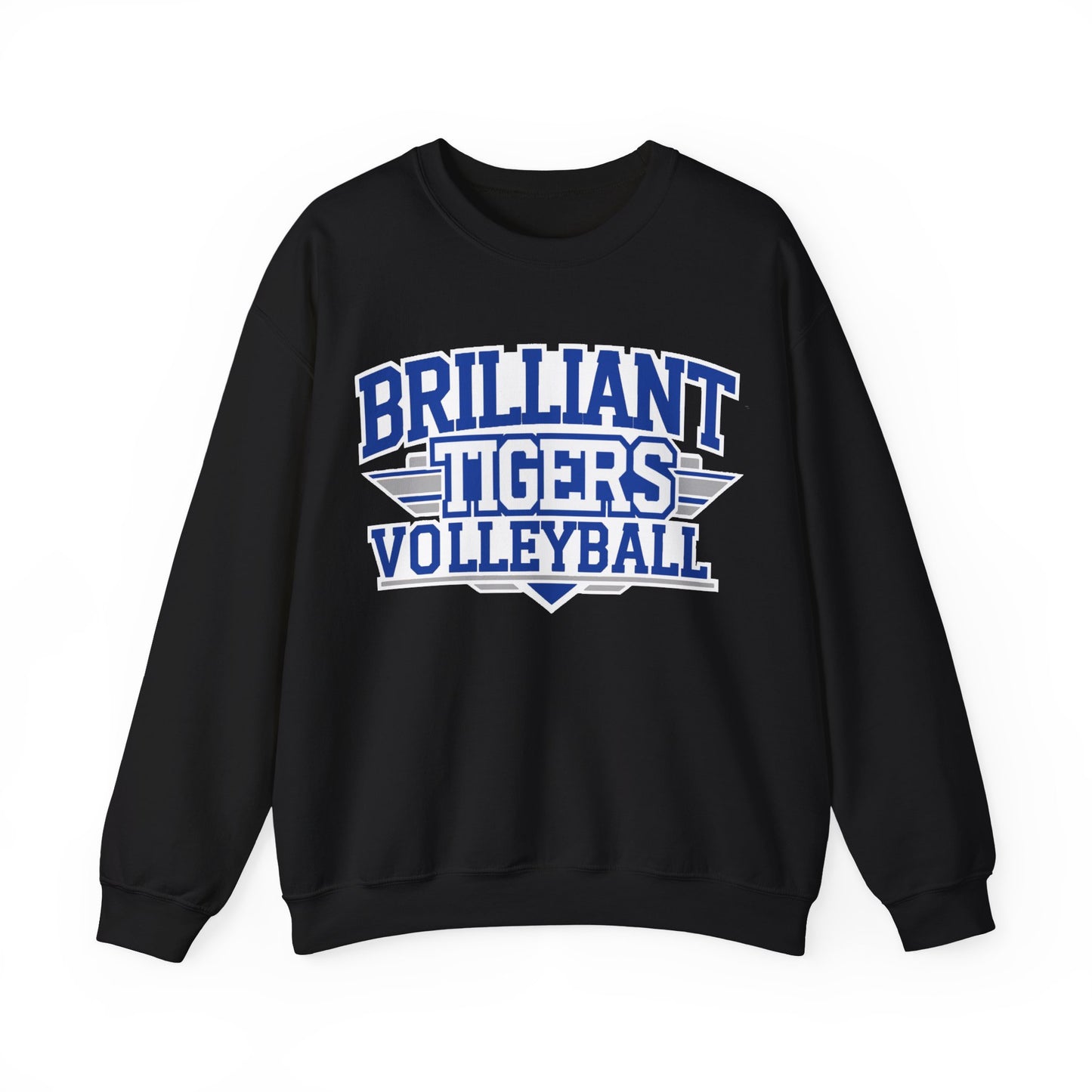 Adult Crewneck Sweatshirt \ Brilliant Tigers Volleyball \ BTV2