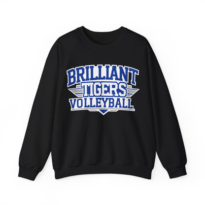 Adult Crewneck Sweatshirt \ Brilliant Tigers Volleyball \ BTV2