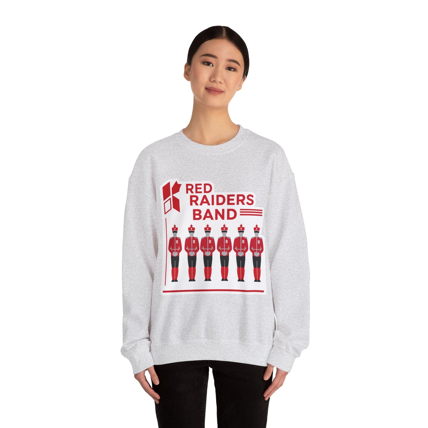 Adult Crewneck Sweatshirt \ Marion County Red Raiders Band \ MCB1