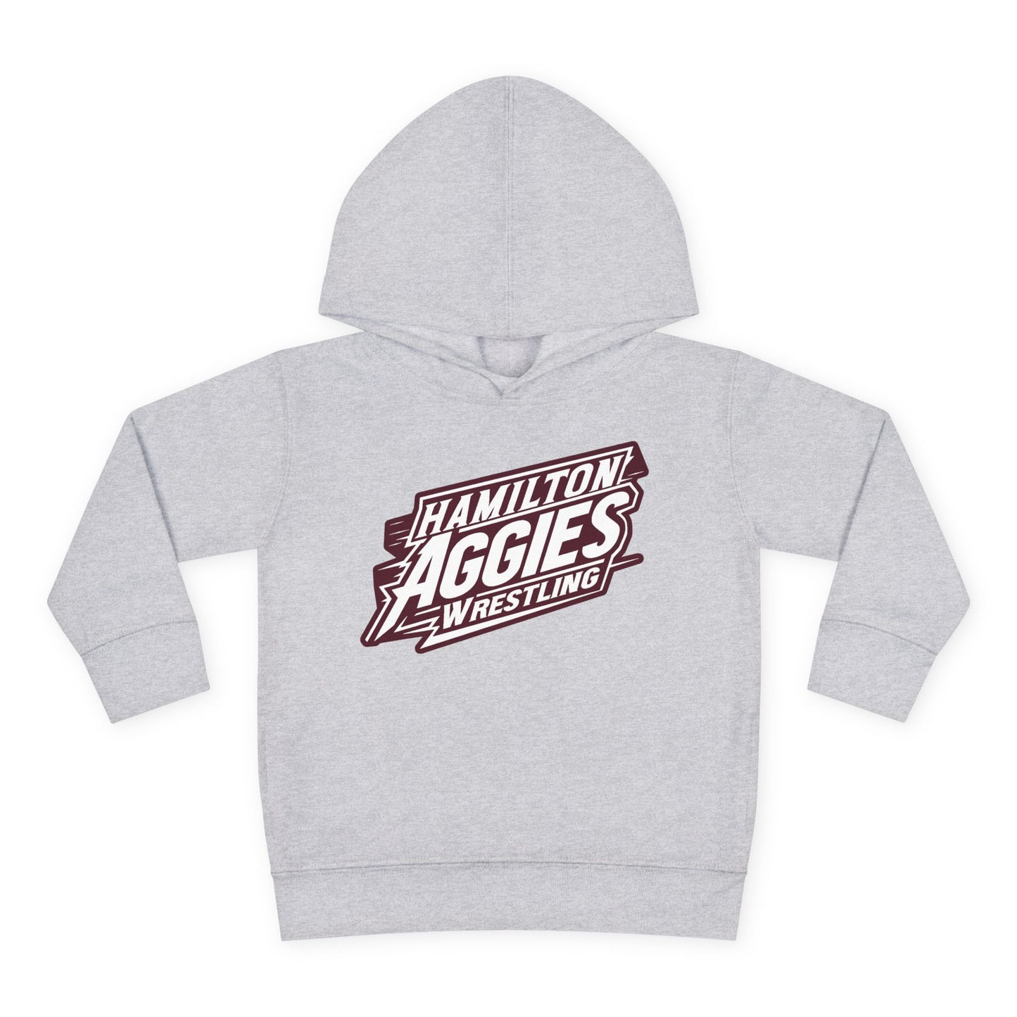 Toddler Hoodie Sweatshirt \ Hamilton Aggies Wrestling \ HAW1