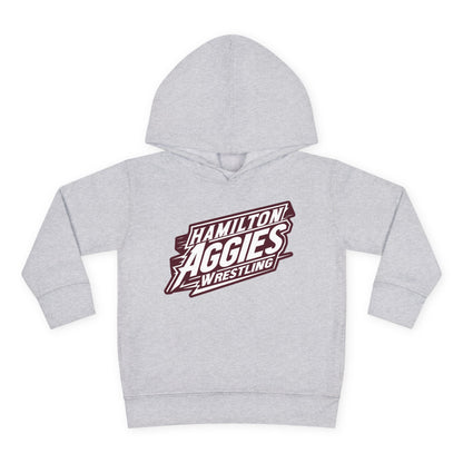 Toddler Hoodie Sweatshirt \ Hamilton Aggies Wrestling \ HAW1