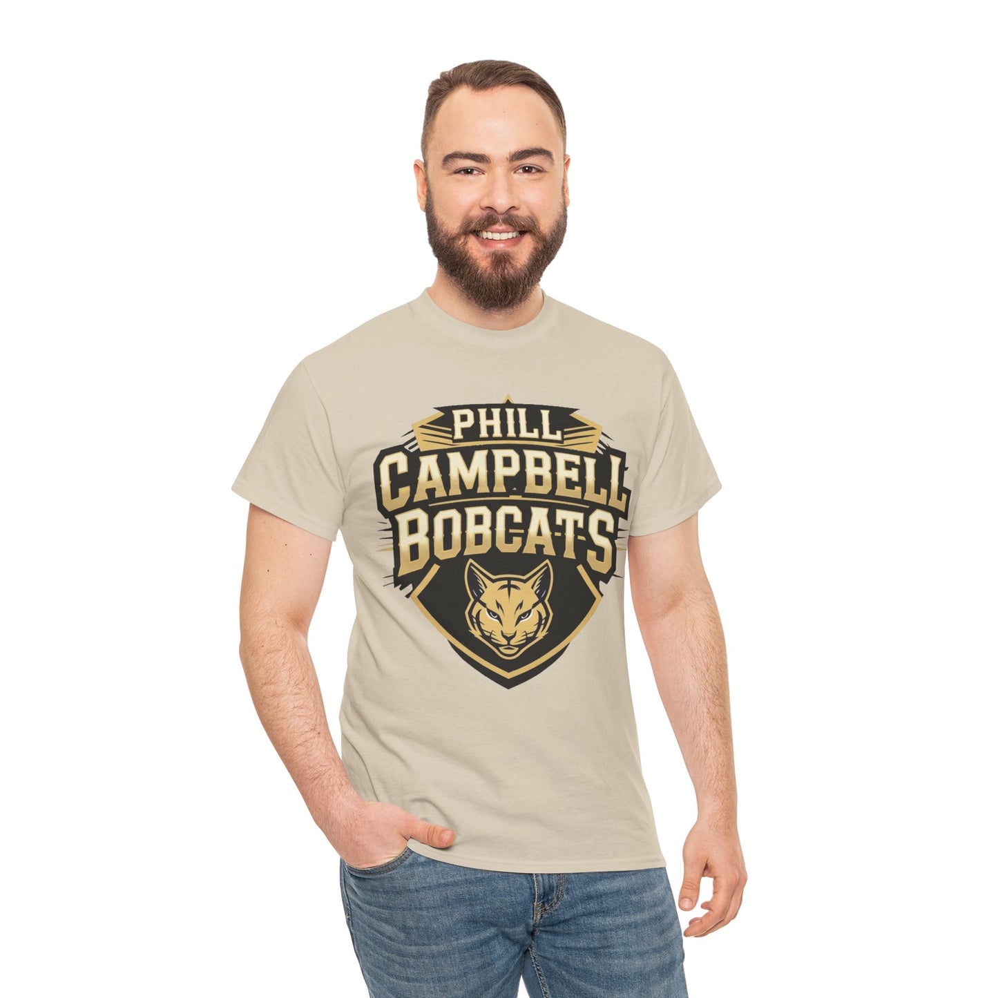 Adult Tee \ Phill Campbell Bobcats \ PCB1