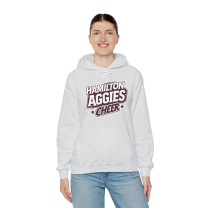 Adult Hoodie Sweatshirt \ Hamilton Aggies Cheer \ HAC1