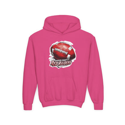 Youth Hoodie Sweatshirt \ Marion County Red Raiders Football \ MCF1