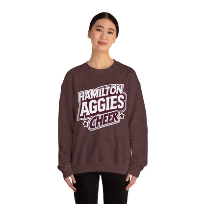 Adult Crewneck Sweatshirt \ Hamilton Aggies Cheer \ HAC1