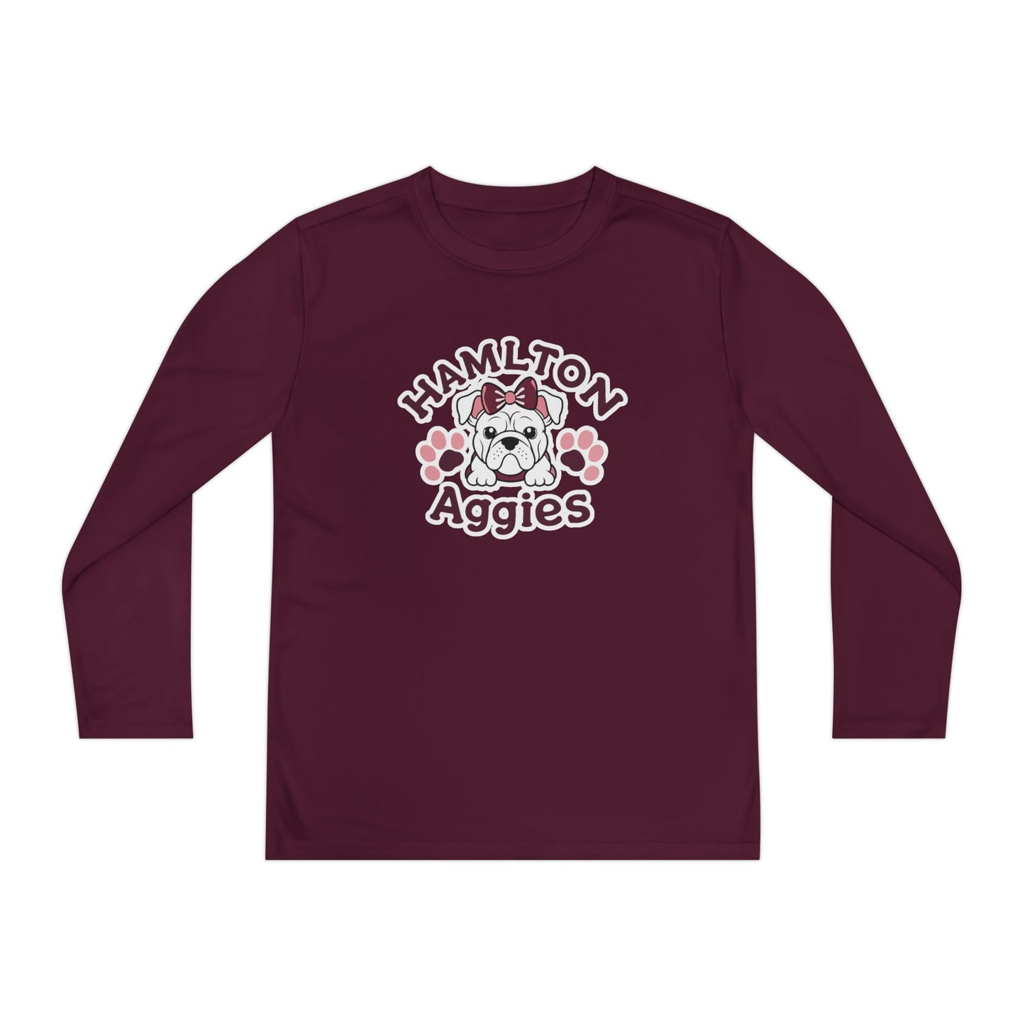 Youth Long Sleeve Tee \ Hamilton Aggies \ HAG3