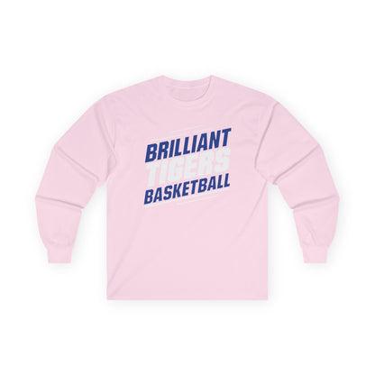 Adult Long Sleeve Tee \ Brilliant Tigers Basketball \ BTBK2