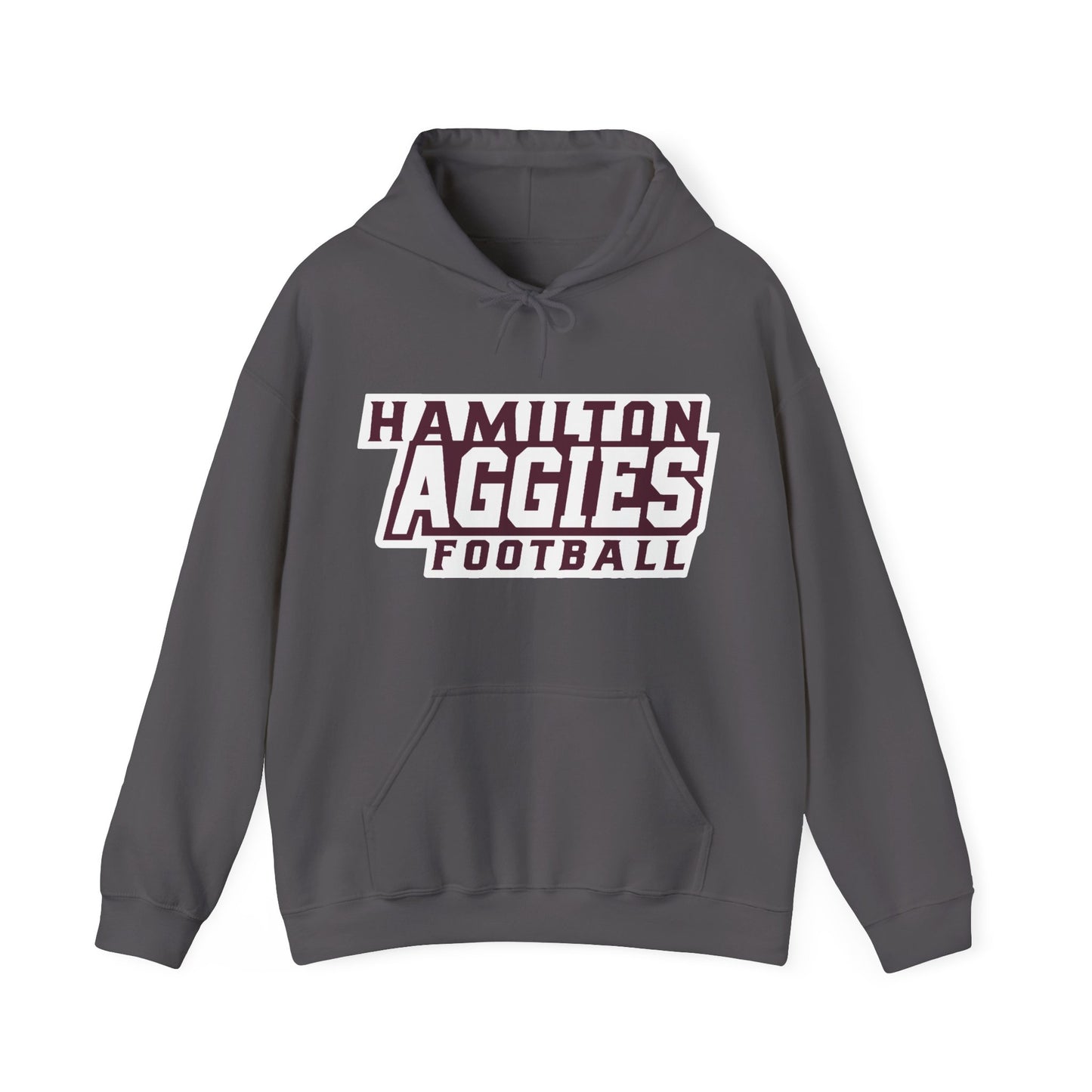 Adult Hoodie Sweatshirt \ Hamilton Aggies Football \ HAF1