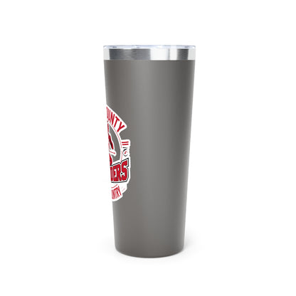 22oz Copper Insulated Tumbler \ Marion County Red Raiders Cross-Country \ MCCC2
