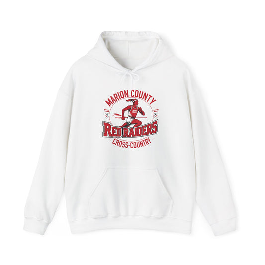 Adult Hoodie Sweatshirt \ Marion County Red Raiders Cross-Country \ MCCC2