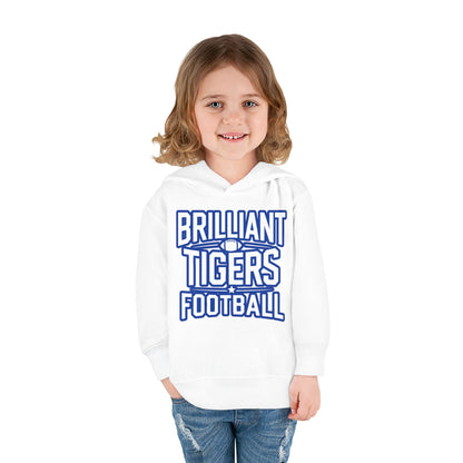 Toddler Hoodie Sweatshirt \ Brilliant Tigers Football \ BTF1