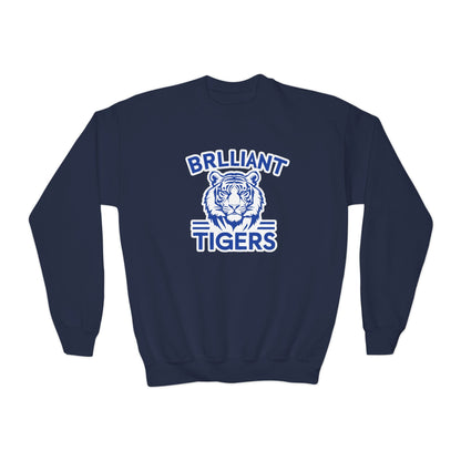 Youth Crewneck Sweatshirt \ Brilliant Tigers \ BT1