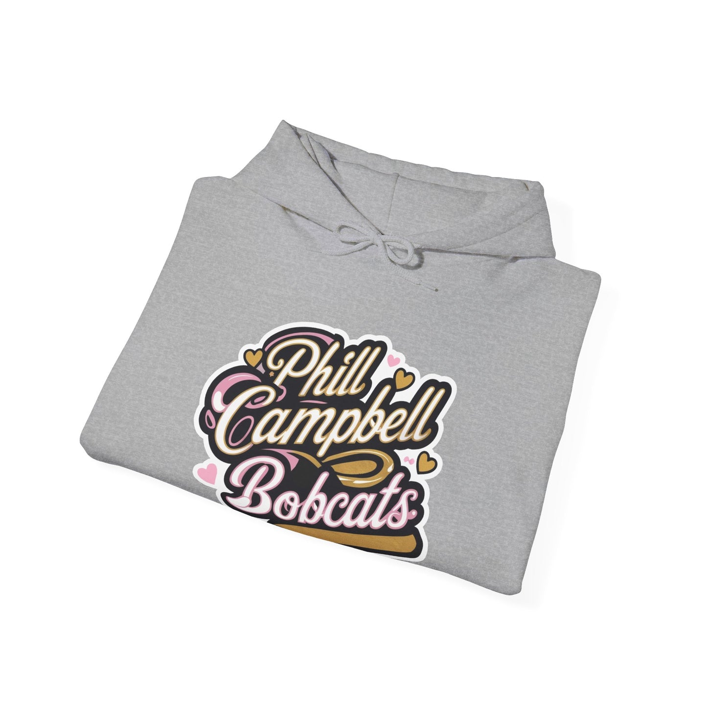 Adult Hoodie Sweatshirt \ Phill Campbell Bobcats \ PCBG1