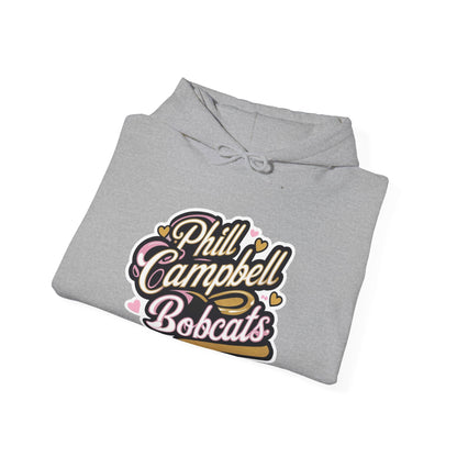 Adult Hoodie Sweatshirt \ Phill Campbell Bobcats \ PCBG1
