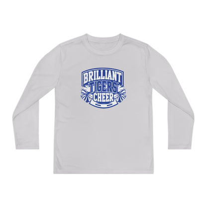 Youth Long Sleeve Tee \ Brilliant Tigers Cheer \ BTC1